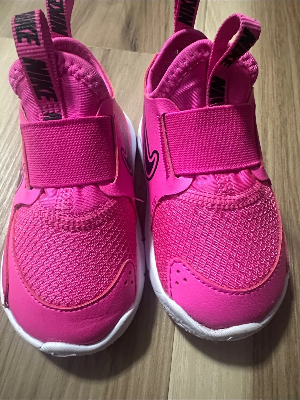 Nike Kids Bright Pink Slip-On Athletic Sneakers